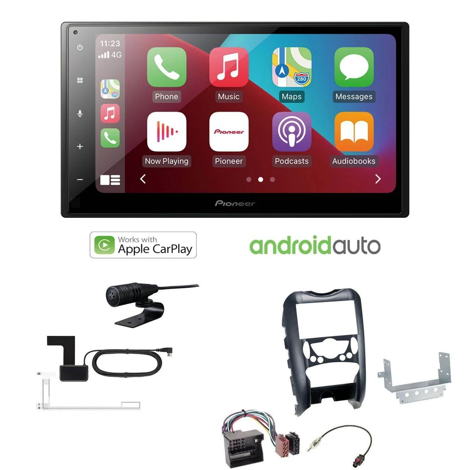 Pioneer Autoradio Apple CarPlay DAB für MINI Cooper und One R56 2006-2014 black - Bild 1 von 4