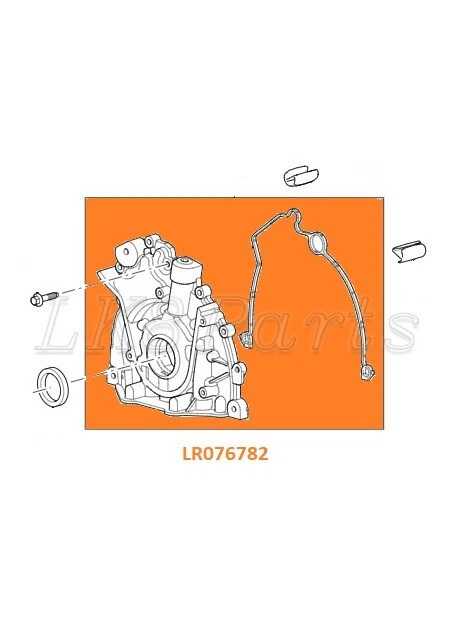 Масляный насос двигателя LR076782 дизельный 2,7 л и 3,0 л подходит для Land Rover Range Sport LR3 LR4 - Изображение 3 из 4