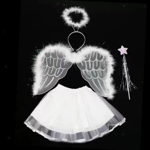 Angel Costume for Girls Child Lovely Kids Cosplay Outfit - Picture 5 of 12