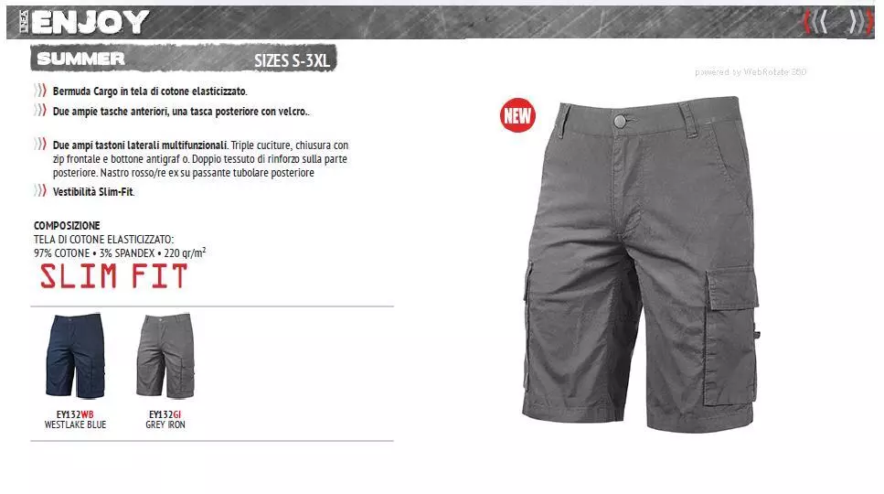PANTALONE BERMUDA DA LAVORO U POWER ENJOY SUMMER UPOWER. eBay