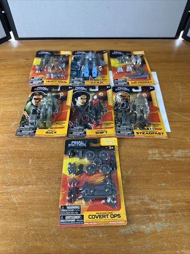 Final Faction Action Figures & Weapons Lot Of 7 Alpha Team Ruck ACRM ...