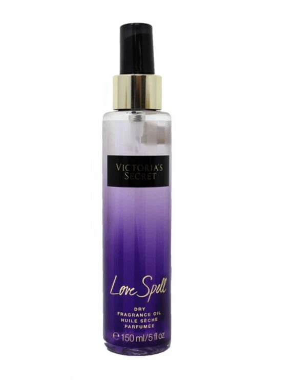 VICTORIA S SECRET LOVE SPELL DRY FRAGRANCE OIL BODY MIST SPRAY 5OZ