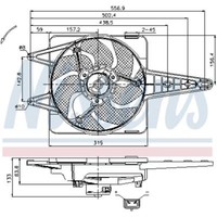 LüFter MotorküHlung KüHlerlüFter FüR Fiat Marea Weekend 1.6 100 16V