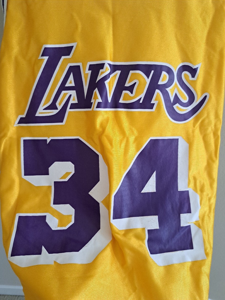 Lakers O'Neal ユニフォーム34 サイズ44 Champion Shaquille Shaq O'Neal Champion Los Angeles Lakers NBA