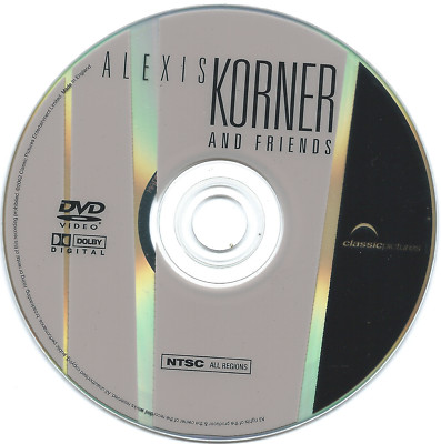 Alexis Korner and  Friends (DVD, 2002) Just the Music Doc Disc + ART