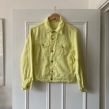 American Apparel Neon Yellow Denim Jacket