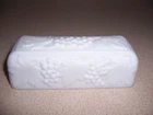 VTG Imperial Milk Glass Grape Pattern Butter Dish Lid Only - Replacement