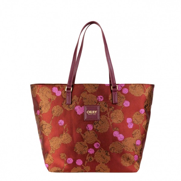 Oilily Sia Shopper Jolene Jacquard Decadent Chocolate-image