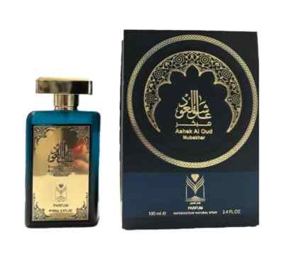 ASHEK AL OUD MUBAKHAR  PARFUM 3.4FL OZ BY ALMAS PERFUME OIL BASED