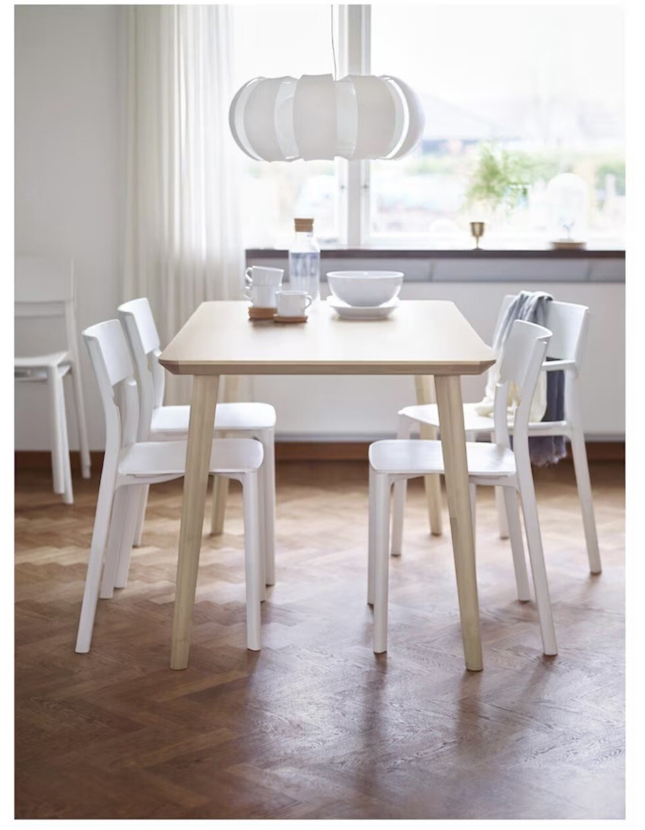 IKEA JANINGE ヤニング スツール 76cm ホワイト② JANINGE