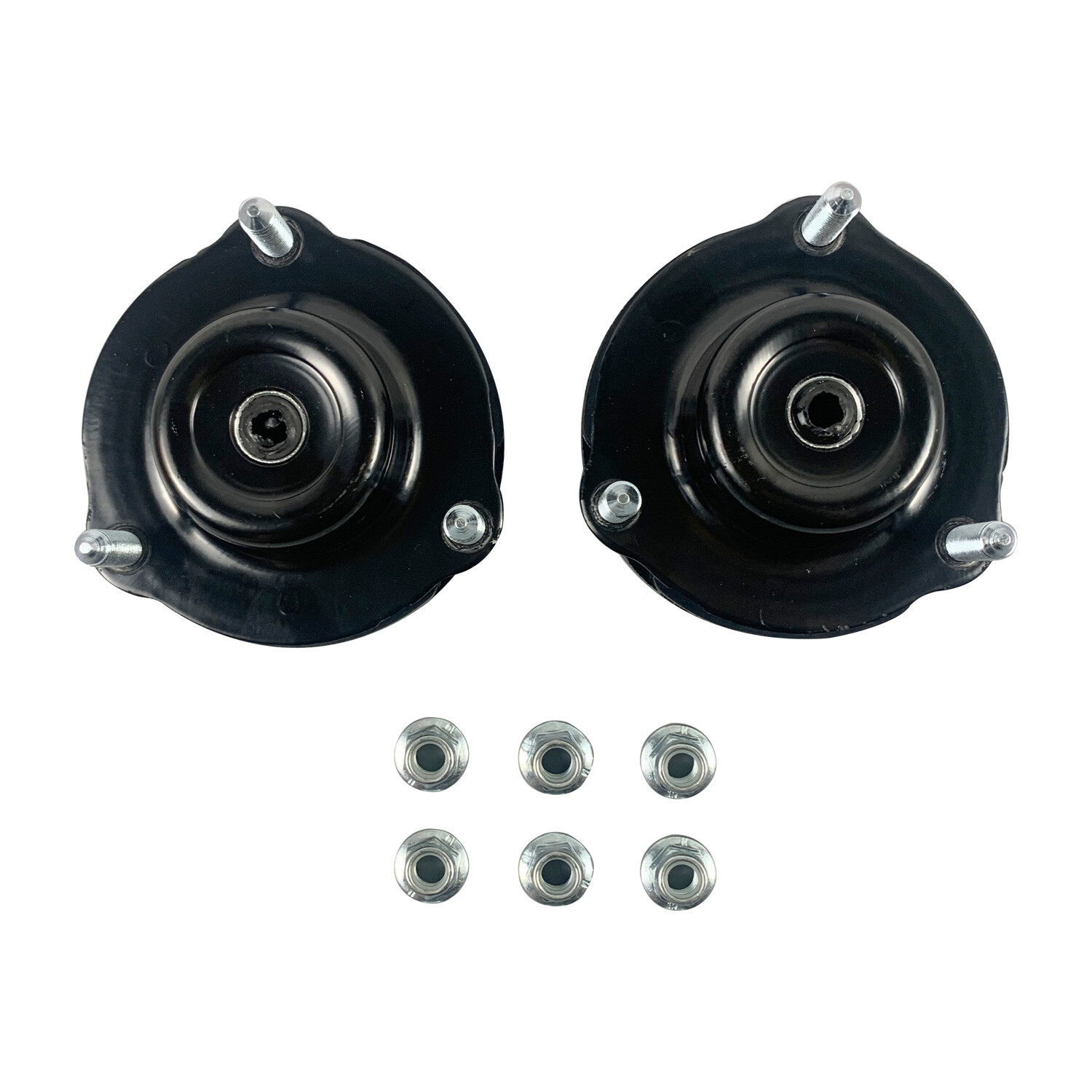 Pair Front Upper Strut Mount Plate Cushion Set 2 For Toyota 4Runner FJ