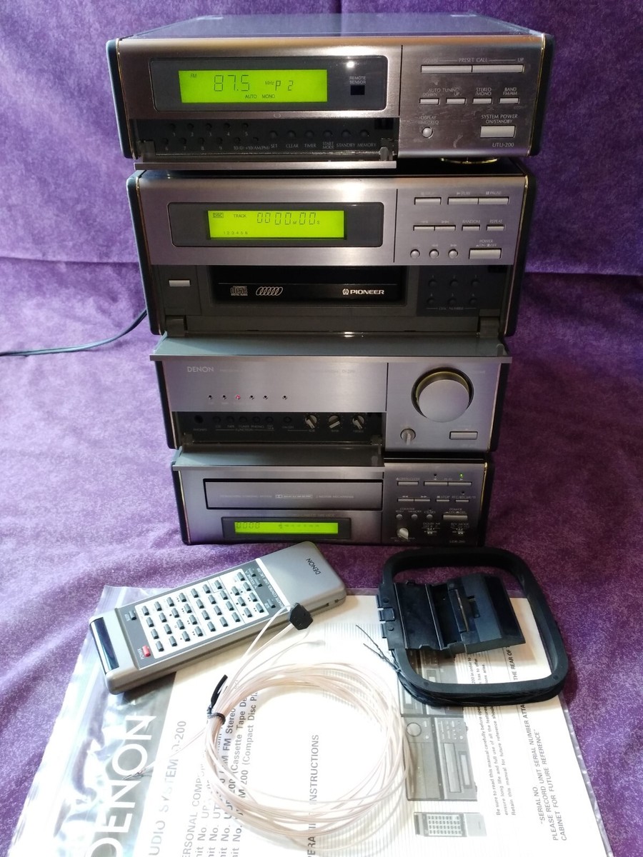 その他 DENON PERSONAL  AUDIO  SYSTEM  A-D3 D-A03 - One-piece vertical-style micro system | Denon