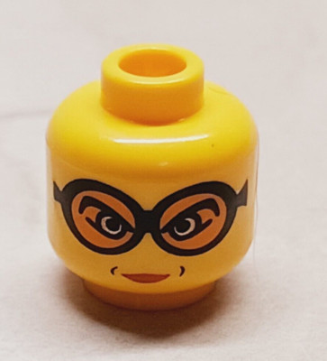 New LEGO Game Face Head Goggles Roller Blade Derby Pilot Welder Dentist Work