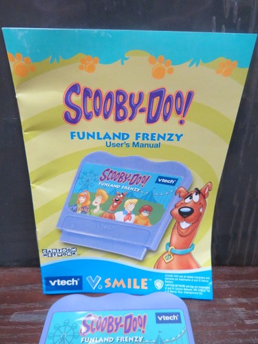Vtech Vsmile Scooby-Doo! Funland Frenzy Game & User's Manual-used condition - Picture 2 of 3