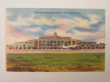 L195 Post Card Aviation Plane Airplane Washington National Airport DC