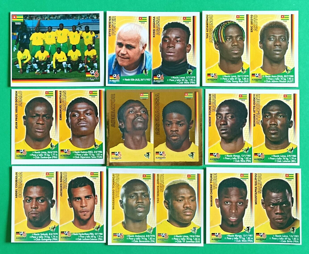 2006 Navarrete Germany World Cup FIFA - E27A TOGO SOCCER TEAM Full