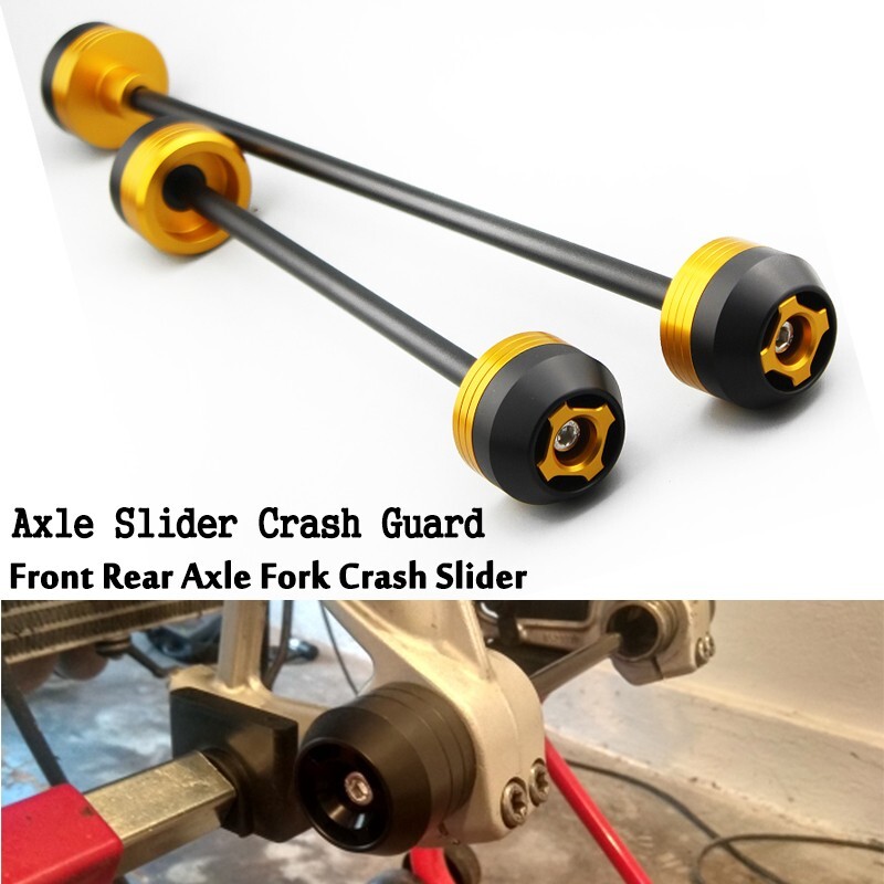 For ZX10 ZX10R/RR/KRT 04-24 Axle Shaft Protector Spacer Kit Front