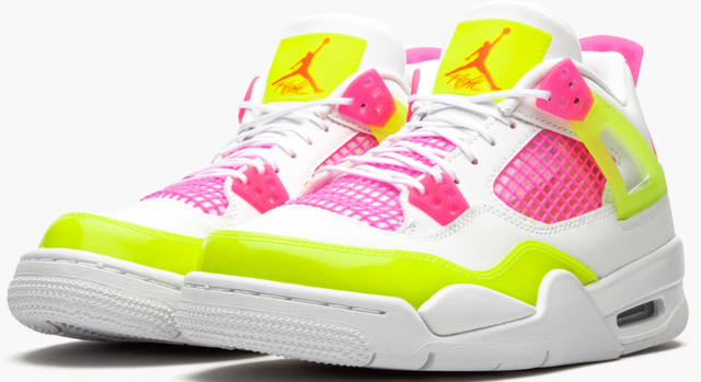 Nike Air Jordan IV 4 Retro GS Lemon Venom Cv7808-100 Size 7y for sale online | eBay