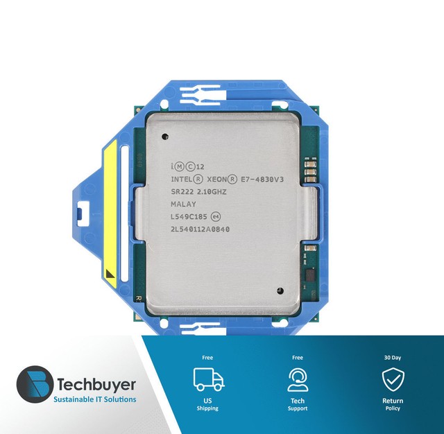 SR222 HP Intel Xeon 12 Core Processor E74830V3 30MB 2.10Ghz CPU for