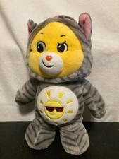 Care Bears 12” Yellow Plush Funshine Kitty Cat Hoodie Costume Cosplay Halloween