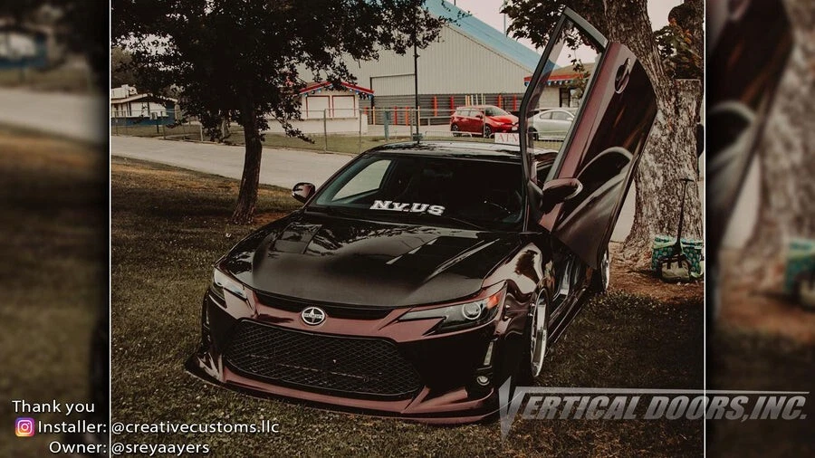 Scion TC 2011-2016 Perno en Puertas Lambo Puertas Verticales Inc FÁCIL INSTALACIÓN Foto 3 de 4