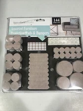 HOUSEHOLD TRENDS Furniture Pads & BUMPERS - 144 Pcs (2-FD-25)