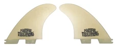 Pacific Vibrations Longboard surfboard Fins 4.6" Sidebites side bites Fits  FCS2