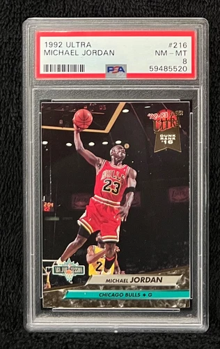 1992-93 Fleer Ultra - #216 Michael Jordan PSA 8
