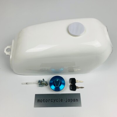 Honda Ape 50/100 White Gasoline Tank Set Motorcycle Parts Center