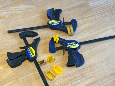 2 pads for medium size clamps for Irwin Quick-Grip and for Dewalt + more!