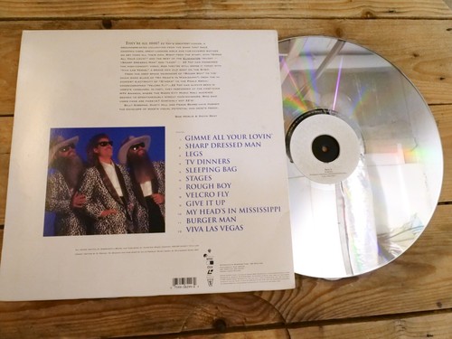 ZZ TOP GREATEST HITS VIDEO NTSC LD USA LASERDISC COLLECTOR ORIGINAL 1992 - Photo 6/6