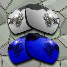 Silver Violet Blue Polarized Lenses Replacement For-Oakley Dispatch 1