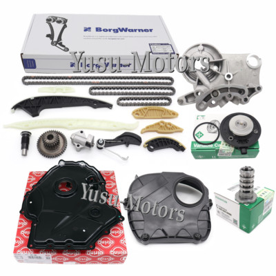 19x BorgWarner Timing Chain Kit OEM For VW Golf Audi A5 EA888 1.8T 2.0T Upgraded