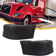 Volvo Vnl 2004-2015 L R Side Extension Corner Bumper Wo Fog Light Hole Set Pair