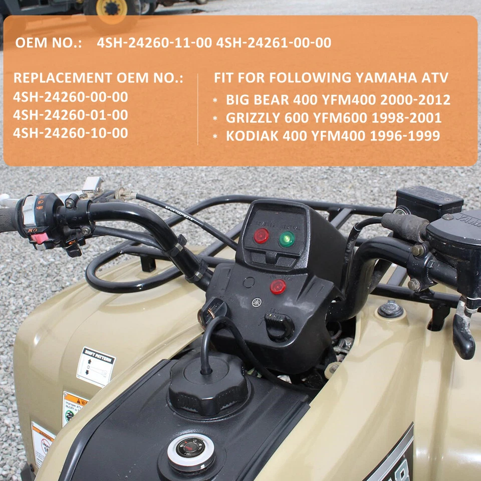 Fuel Gauge for Yamaha Big Bear 400 YFM 400 4x4 2000-2012 4SH-24260-11-00 - Изображение 2 из 4