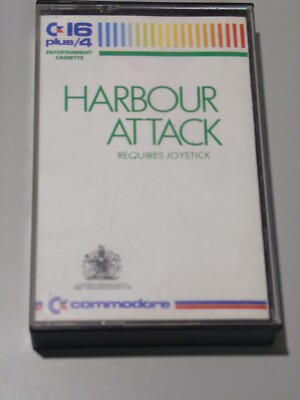 C16/+4 Commodore Cassette Game Tape HARBOUR ATTACK