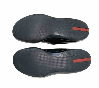 PRADA Sport Black Leather Loafer Linea Rossa 0950 UK8 US9 | eBay PRADA Sport Black Leather Loafer Linea Rossa 0950 UK8 US9 | eBay