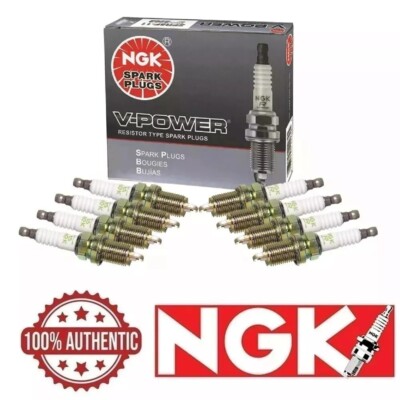 8 pc 8 x NGK V-Power Plug Spark Plugs