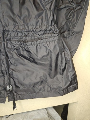 Colebrook & Co Full Zip Black Nylon Windbreaker Jacket Womens Size M Medium - Picture 6 of 9