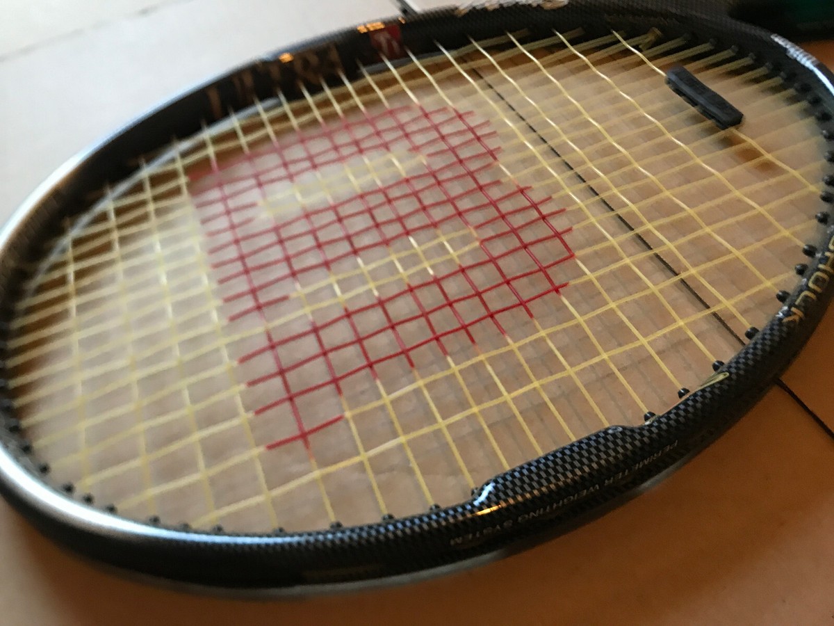 Raquette Wilson Ultra Pro Soft Shock - Taille 4 3/8 - Titane Graphite