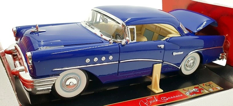 Mira 1/18 Scale Diecast 6130 - 1955 Buick Century - Blue
