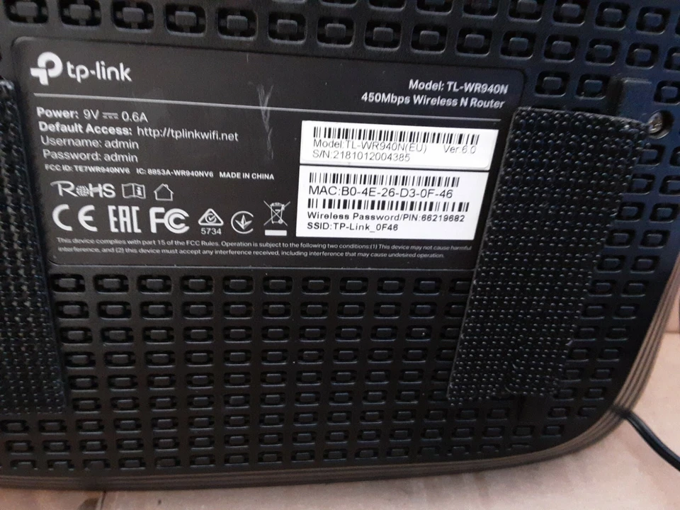 TP-Link TL-WR940N 450Mbps Wireless N Cable Router, HD Gaming Wi-fi Extender - Image 4 of 4