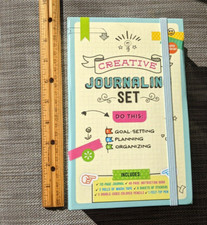 NEW Planner Creative Journaling Set Book Stickers Washi Tape  more Goal setting