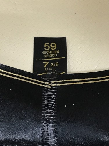 Wrangler 20X Straw Cowboy Hat Size 7 3/8 ( In Great Shape ) - Picture 6 of 10