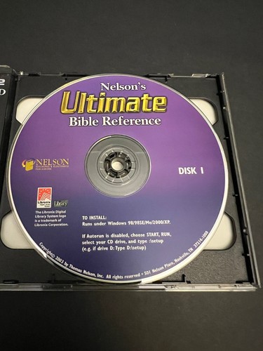Nelson's Ultimate Bible Reference Library PC CD 2003 CD-Key Nelson Computer - Picture 4 of 5