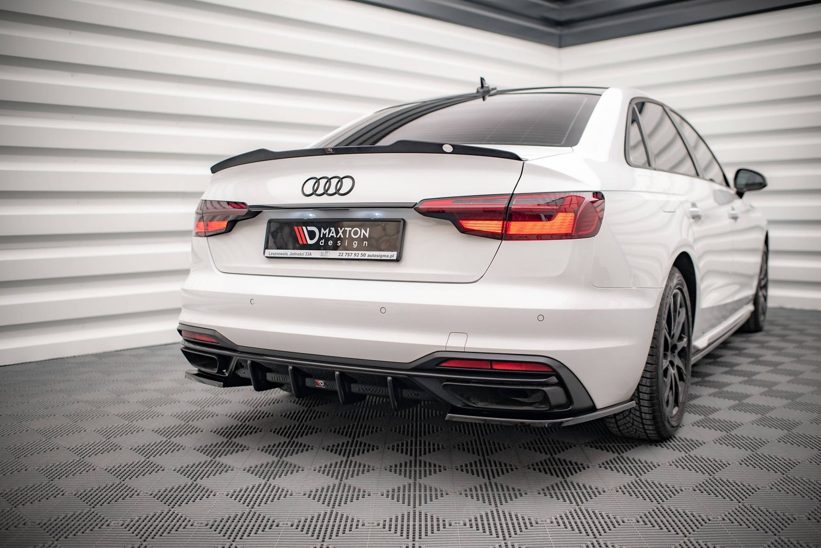 Diffuseur Audi A4 B9 Facelift Maxton pour remplacer jupe origine - 2