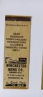 Winchester News Co Winchester Va Matchcover Lot 888 No Tariff Fee