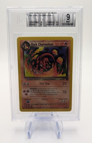 Dark Charmeleon (Unlimited) graded BGS 9 for sale on eBay
