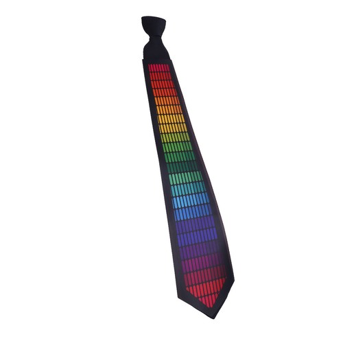 LED Tie Eye Catching Sound Activated Light Up Tie With On Off Controller For - Picture 22 of 24
