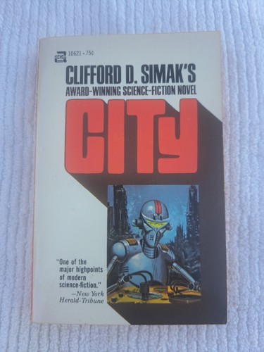 SF Vintage Pb, City by Simak, Ace Book 10621, 1969, NF - Picture 1 of 7